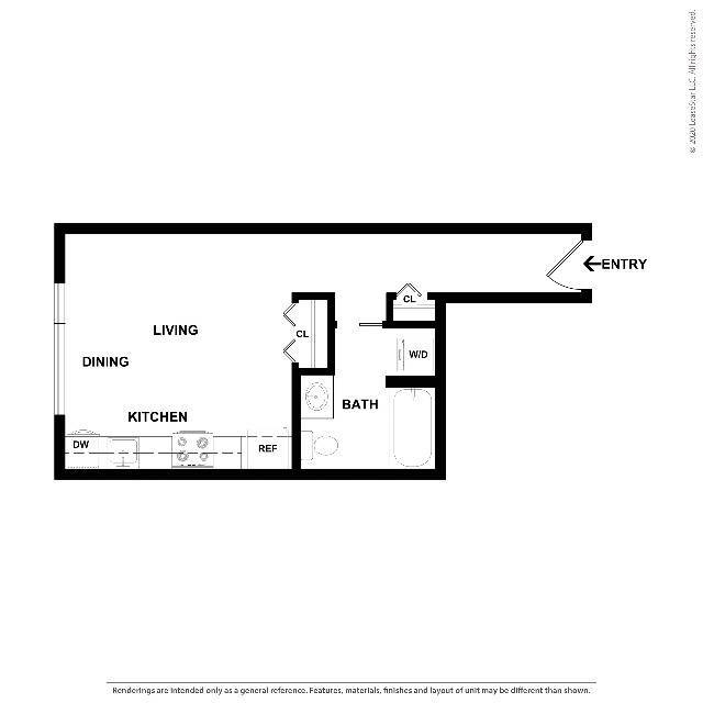 Studio 2 - Income Limited floor plan